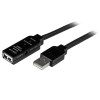 Cable USB 2.0 de Extensión Alargador Activo, USB A Macho - USB A Hembra, 15 Metros, Negro