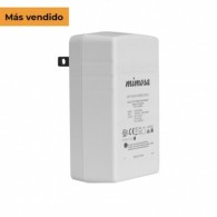 Inyector de corriente Mimosa Networks con salida de 56V, 2 puertos Ethernet, PoE, blanco