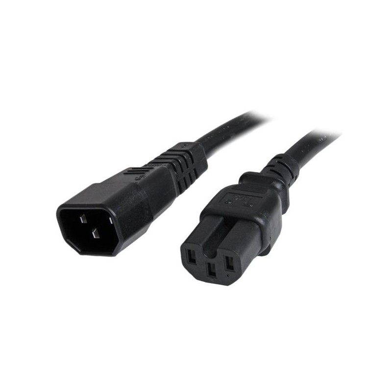 Cable de Poder C14 - C15, 1.8 Metros, Negro StarTech.com