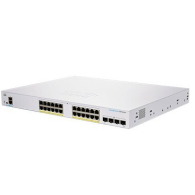Switch Cisco Gigabit Ethernet Cbs350, 24 Puertos Poe+ 10/100/1000Mbps + 4 Puertos Sfp, 16000 Entradas - Administrable CISCO