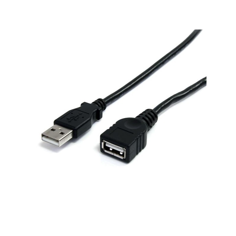 Cable de Extensión USB 2.0 A Macho - USB A Hembra, 3 Metros, Negro StarTech.com