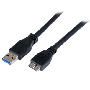 Cable USB3CAUB1M 1 Metro, Negro StarTech.com