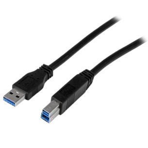Cable USB3CAB1M, 1 Metro, Negro StarTech.com