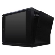 Gabinete de Pared con Puerta WAM, 12U, Negro