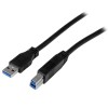 Cable USB 3.0 A Macho - USB B Macho, 2 Metros, Negro StarTech.com