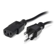Cable de Poder NEMA 5-15P - C13 Coupler, 7.6 Metros, Negro StarTech.com