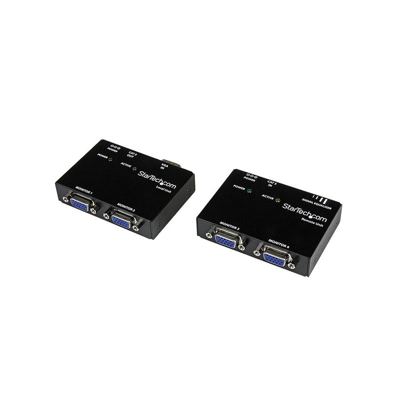 Kit Juego Extensor de Video VGA por Cable Cat5 UTP Ethernet de Red (Serie ST121) StarTech.com