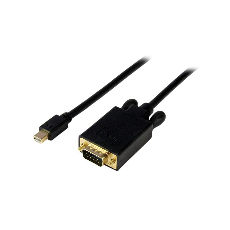 Cable mini DisplayPort Macho - VGA (D-Sub) Macho, 1.8 Metros, Negro StarTech.com