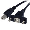 Cable USB 2.0, USB B Macho - USB B Hembra, 90cm, Negro StarTech.com