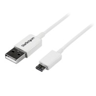 Cable USB 2.0, USB A Macho - Micro USB B Macho, 2 Metros, Blanco StarTech.com