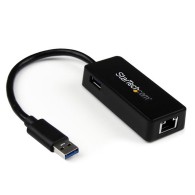 StarTech.com Tarjeta Ethernet Externa USB 3.0, Alámbrico, 1x RJ-45, Negro
