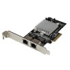 Tarjeta PCI Express Gigabit Ethernet, Alámbrico, 2x RJ-45, con Chipset Intel i350 StarTech.com