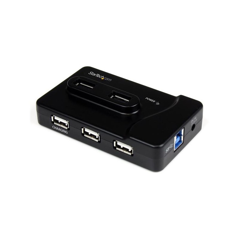 Hub USB, 2x USB 3.0, 4x USB 2.0, 480 Mbit/s, Negro StarTech.com