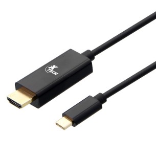 Cable Xtech USB C Macho - HDMI Macho, 1.8 Metros, Negro