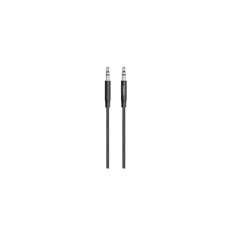 Cable Belkin MIXIT 3.5mm Macho - 3.5mm Macho, 1.25 Metros, Negro