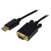Cable DisplayPort Macho - VGA (D-Sub) Hembra, 3 Metros, Negro StarTech.com