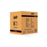 Bobina de Cable Ghia Cat6 UTP Exterior sin Gel, 305 Metros, Negro