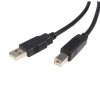 Cable para Impresora, USB 2.0 A Macho - USB 2.0 B Macho, 3 Metros, Negro StarTech.com