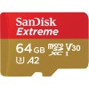 Memoria Flash SanDisk Extreme, 64GB MicroSDXC Clase 10, con Adaptador