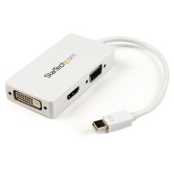 Adaptador Mini DisplayPort - VGA/DVI/HDMI, Blanco, para MacBook StarTech.com