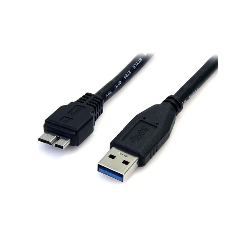 Cable USB 3.0 Super Speed, USB A Macho - Micro USB B Macho, 50cm, Negro StarTech.com