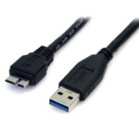 Cable USB 3.0 Super Speed, USB A Macho - Micro USB B Macho, 50cm, Negro StarTech.com