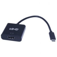 Adaptador Ghia USB-C Macho - HDMI Hembra, Negro