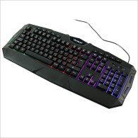 Teclado Gamer Ocelot Gaming OGEK03 RGB, Alámbrico, Negro (Español)