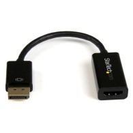 Convertidor de Video DisplayPort Macho - HDMI Hembra, 15cm, Negro Startech.com