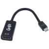 Adaptador Ghia Mini DisplayPort Macho - HDMI Hembra, Negro