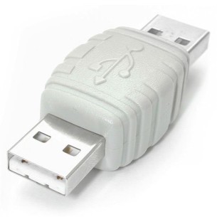 Adaptador de Cable USB A Macho - USB A Macho, Blanco Startech.com
