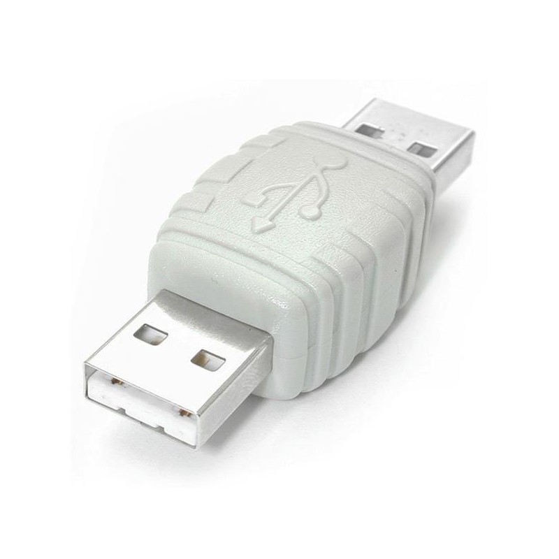 Adaptador de Cable USB A Macho - USB A Macho, Blanco Startech.com