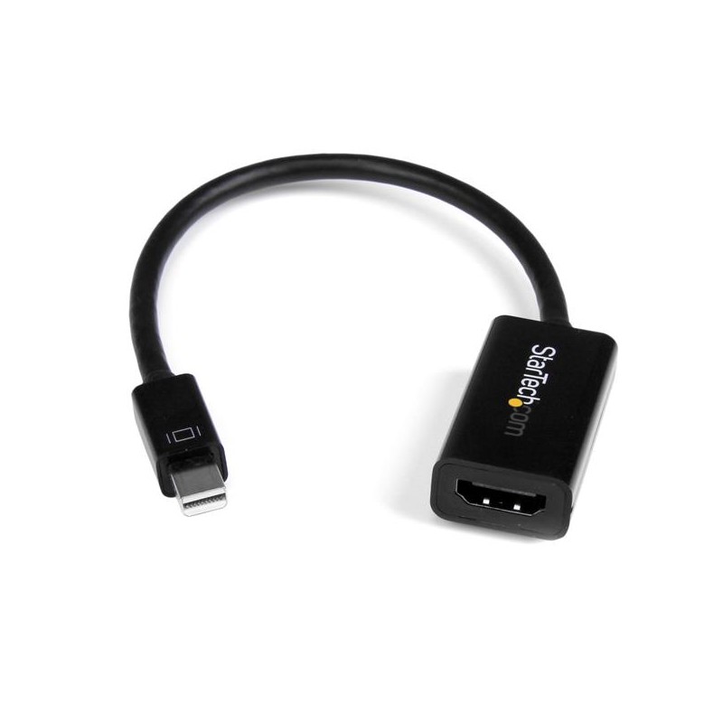 Convertidor de Video Mini DisplayPort - HDMI, 15cm, Negro Startech.com