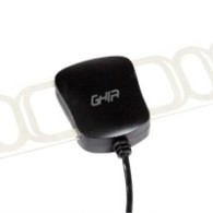 Antena para Televisión Ghia GANT-005 para Interiores, UHF/VHF, Negro