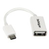 Cable Adaptador Micro USB Macho - USB OTG Hembra, 12cm, Blanco StarTech.com