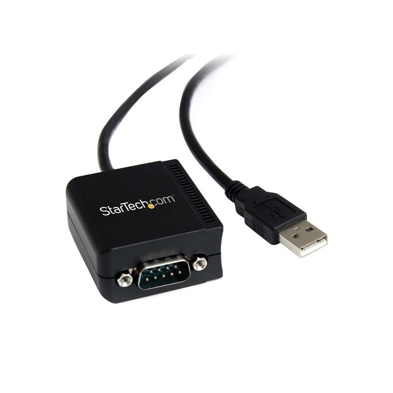 Cable USB a 1 Puerto Serie Serial RS232 DB9 FTDI Aislamiento Óptico, 1.8 Metros StarTech.com