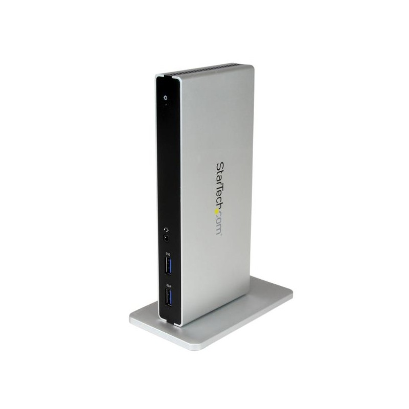 Replicador de Puertos Universal USB 3.0 para Laptop con DVI Doble y Ethernet Gigabit con Adaptadores HDMI VGA StarTech.com