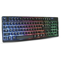 Teclado Gamer BRobotix K630 RGB, Alámbrico, Negro (Inglés)