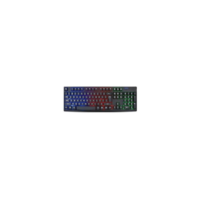 Teclado Gamer BRobotix K630 RGB, Alámbrico, Negro (Inglés)