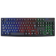 Teclado Gamer BRobotix K630 RGB, Alámbrico, Negro (Inglés)