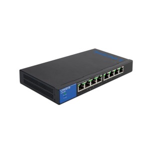 Switch Gigabit Ethernet Lgs108P, 8 Puertos 10/100/1000 Mbps, 8000 Entradas LINKSYS