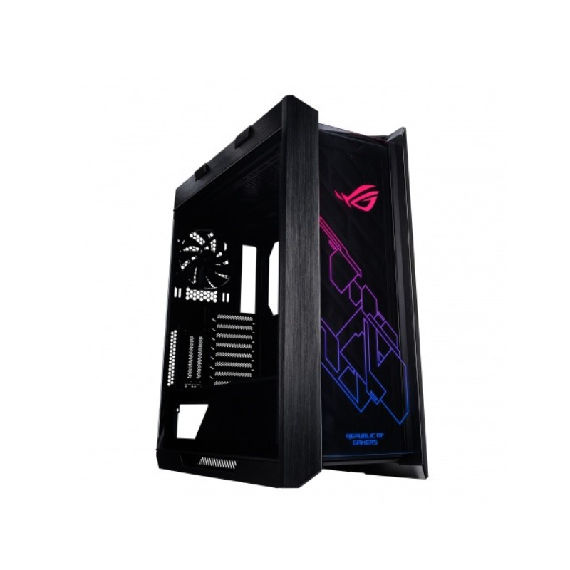 Gabinete ASUS ROG Strix Helios con Ventana RGB, Midi-Tower, ATX/EATX/Micro-ATX/Mini-ATX, USB 3.1, sin Fuente, Negro