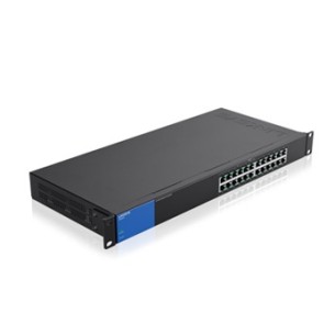 Switch Gigabit Ethernet Para Rack Lgs124P, 24 Puertos 10/100/1000 Mbps, 8000 Entradas - No Administrable LINKSYS