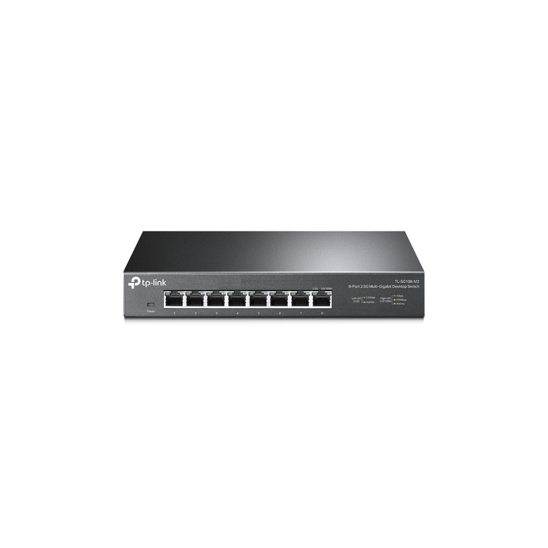 Switch Gigabit Ethernet Tl-Sg108-M2, 8 Puertos 10/100/1000Mbps, 40 Gbit/S, 16.000 Entradas - No Administrable TP-LINK TP-LINK