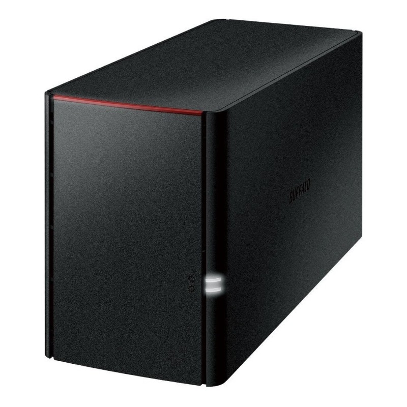 Buffalo Linkstation 220 Nas, 4Tb (2 X 2Tb), Max. 8Tb, Marvell Armada 370 0.8Ghz, Usb 2.0, Negro - 