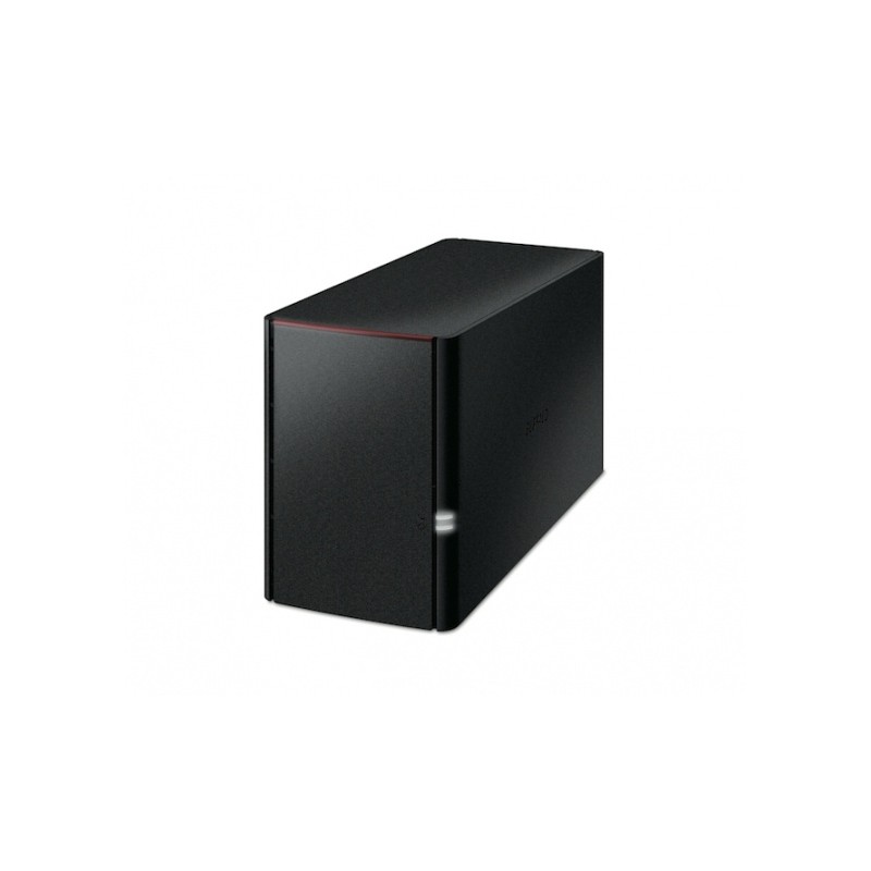 Buffalo LinkStation 220 NAS, 8TB (2 x 4TB), max. 8TB, Marvell Armada 370 0.8GHz, USB 2.0, Negro