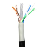 Bobina de Cable X-Case Cat6 UTP 4 Pares, 305 Metros, Negro