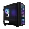 Gabinete Game Factor CSG560 con Ventana, Micro ATX, Micro ATX/Mini-ITX, USB 2.0/3.0, sin Fuente, Negro