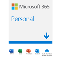 Microsoft 365 Personal, 32/64-bit, 1 Usuario, 5 Dispositivos, Plurilingüe, Windows/Mac/Android/iOS MICROSOFT