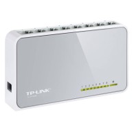 Switch TP-Link Fast Ethernet TL-SF1008D, 10/100Mbps, 1.6Gbit/s, 8 Puertos, 1000 Entradas – No Administrable